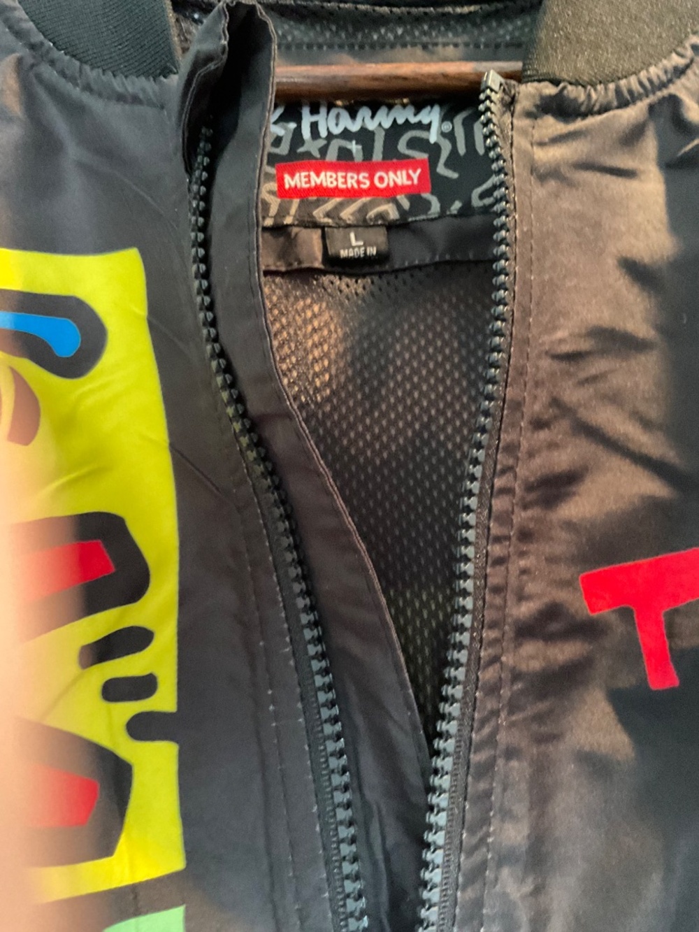 Keith Harring members only jacket NWT Tokyo Pop - Picture 2 of 4